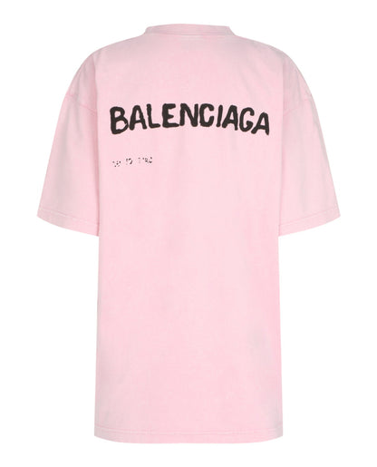 Balenciaga Oversized Hand Drawn T-Shirt