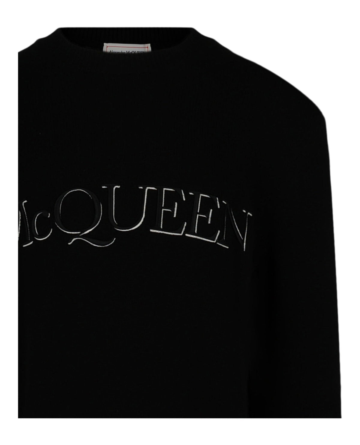Alexander McQueen Logo Embroidered Sweater
