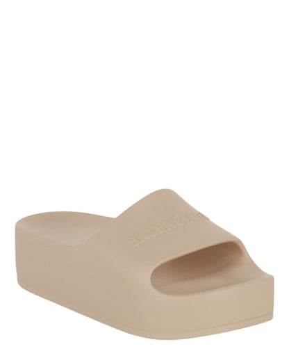 Balenciaga Chunky Logo Slide Sandals