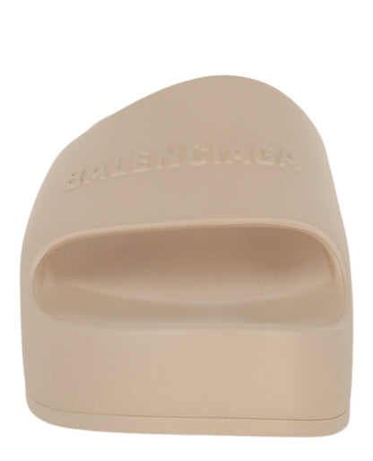 Balenciaga Chunky Logo Slide Sandals