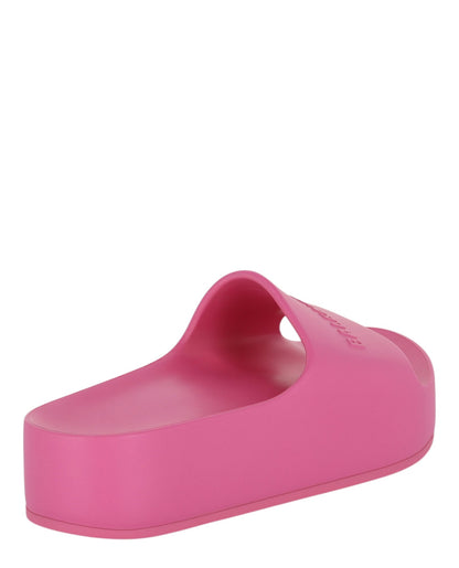 Balenciaga Chunky Logo Slide Sandals