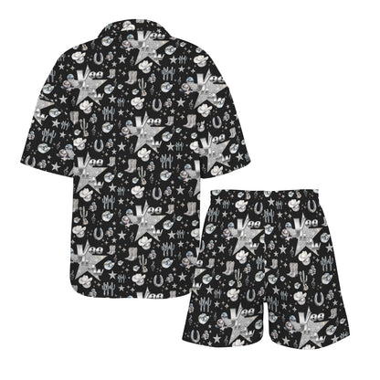 Baha Ranch Rhinestone Cowgirl Pajama Set Made in America