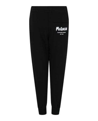 Alexander McQueen Graffiti Logo Joggers