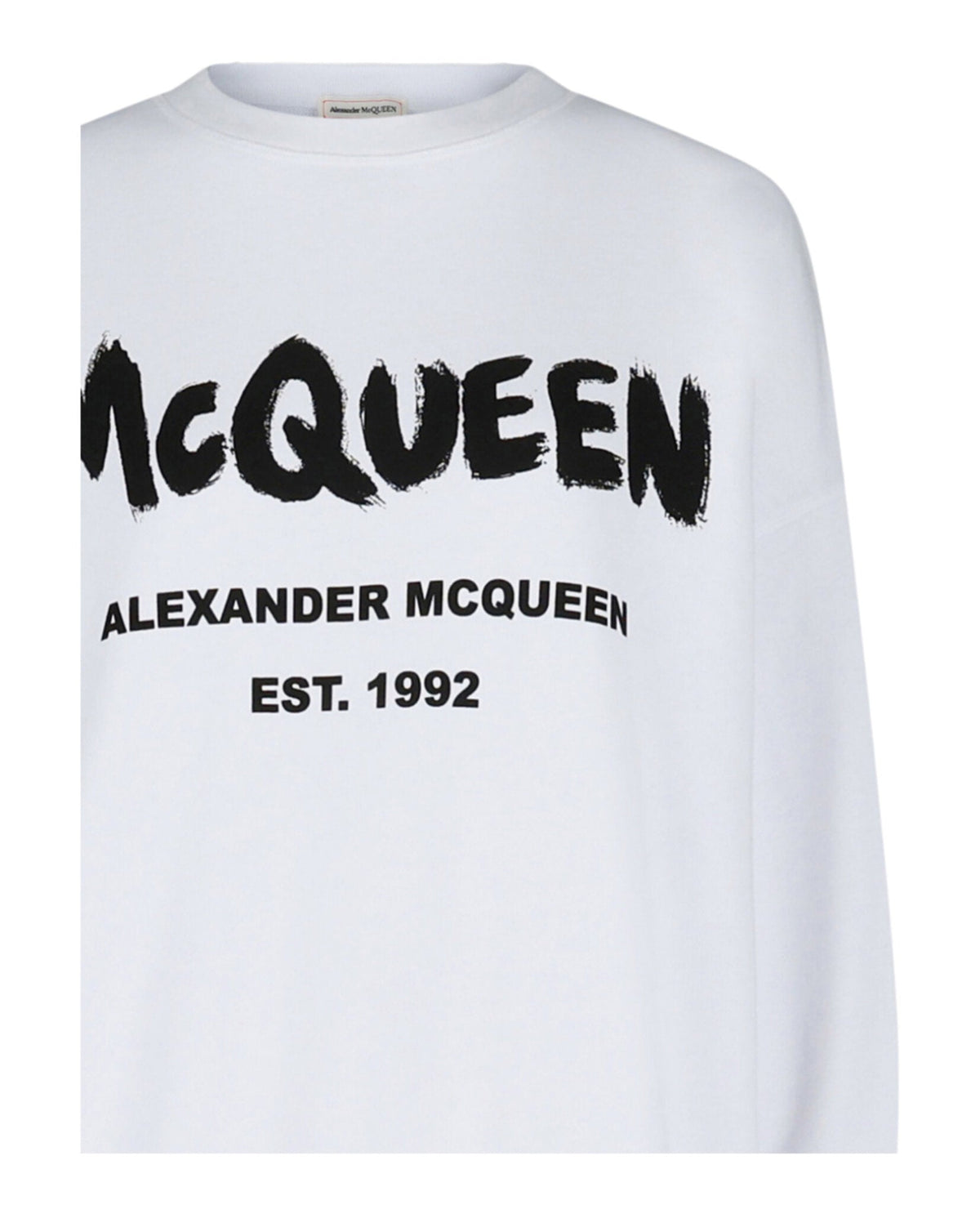 Alexander McQueen Graffiti Logo Sweatshirt