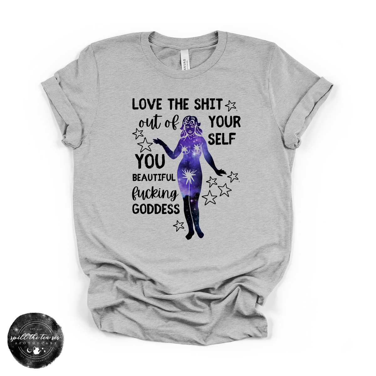 Beautiful F*cking Goddess Tee | Empowerment Graphic T-Shirt