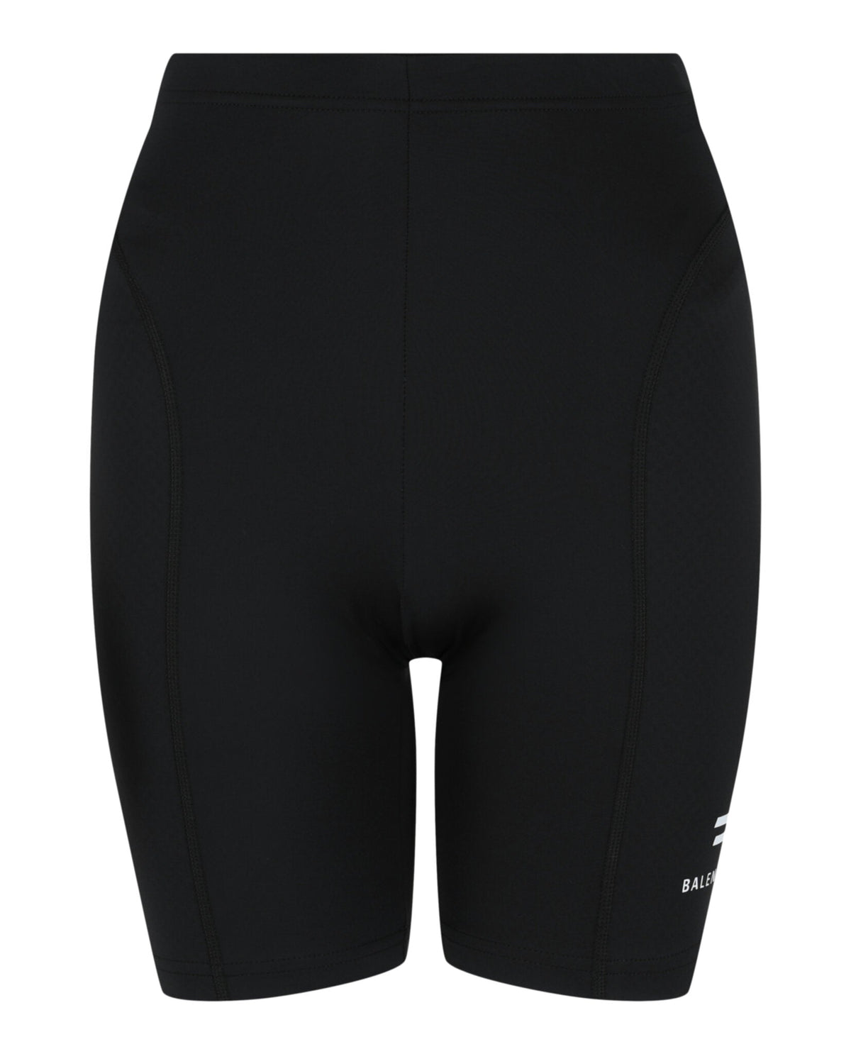 Balenciaga Logo Print Athletic Cycling Shorts