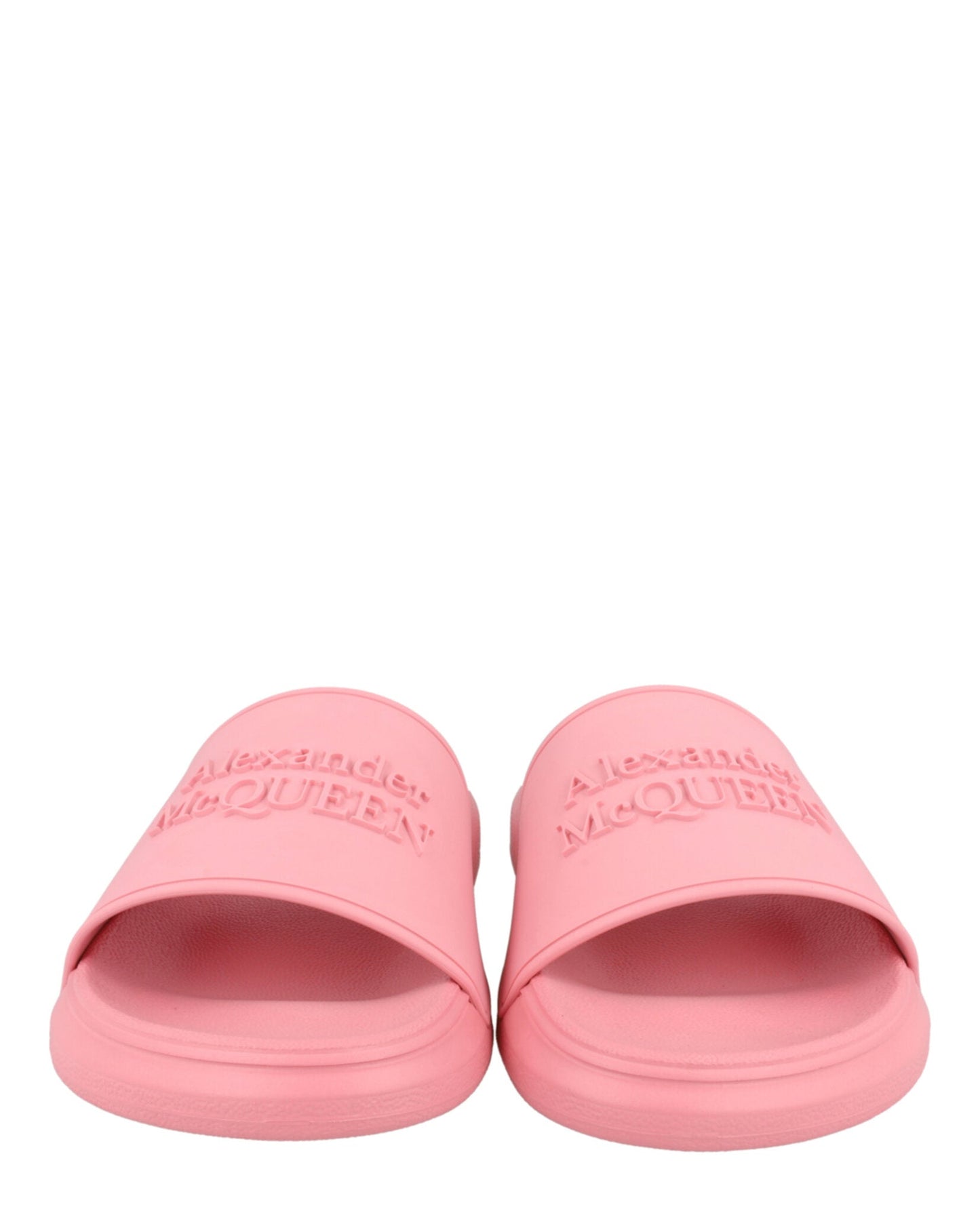 Alexander McQueen Embossed Logo Slides