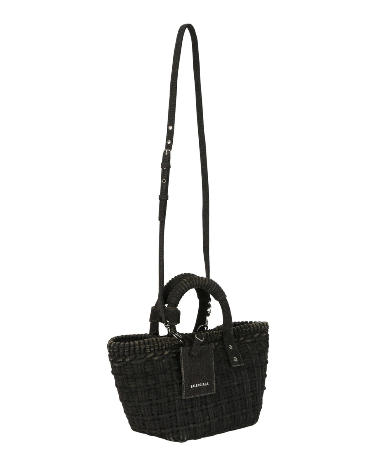 Balenciaga Bistro Xs Basket Top Handle Bag in Denim