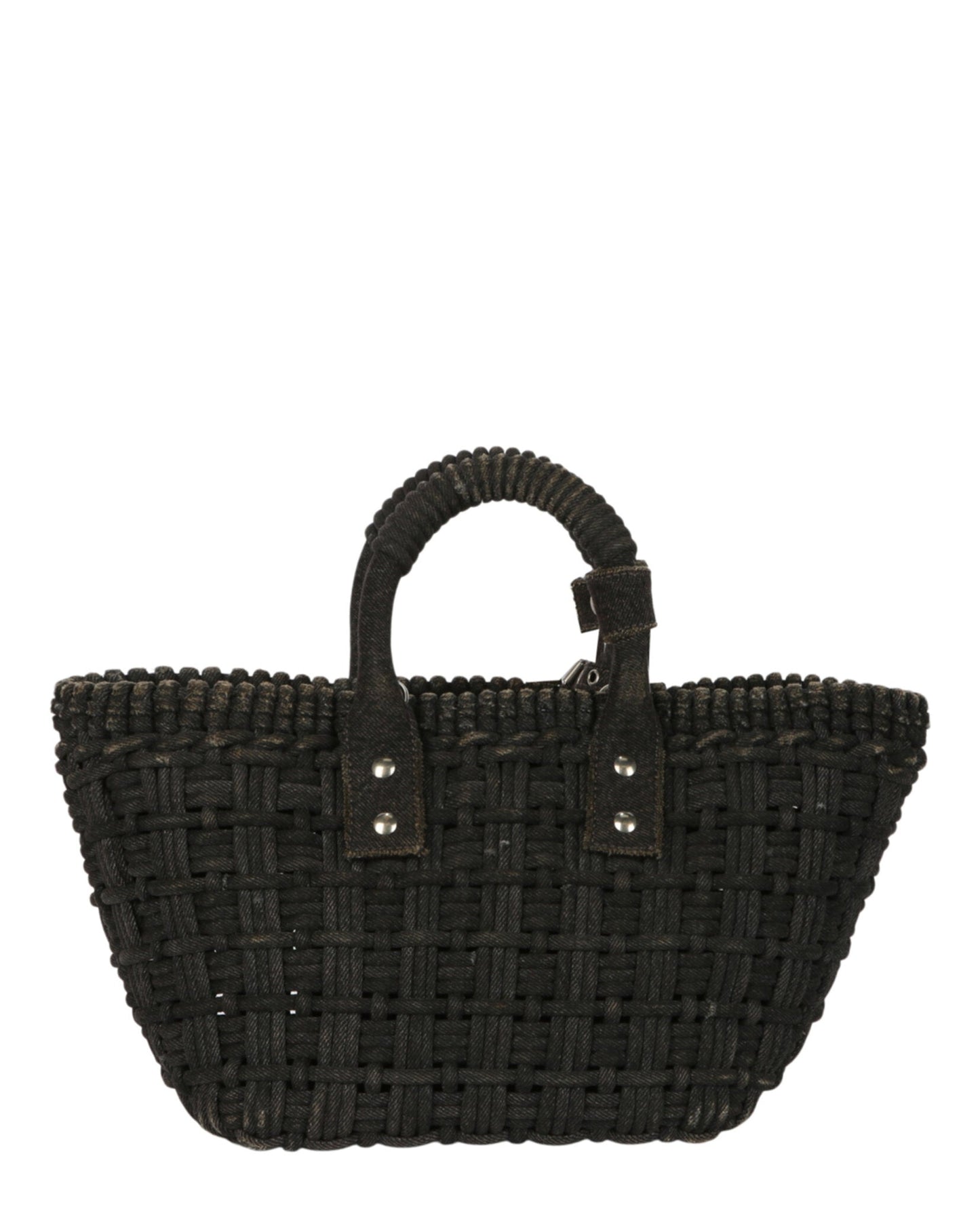 Balenciaga Bistro Xs Basket Top Handle Bag in Denim
