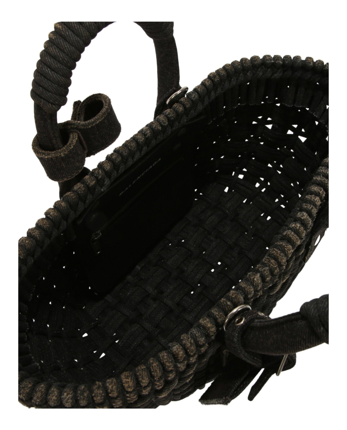 Balenciaga Bistro Xs Basket Top Handle Bag in Denim