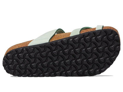 Birkenstock Unisex Mayari Soft Footbed Nubuck Leather Matcha
