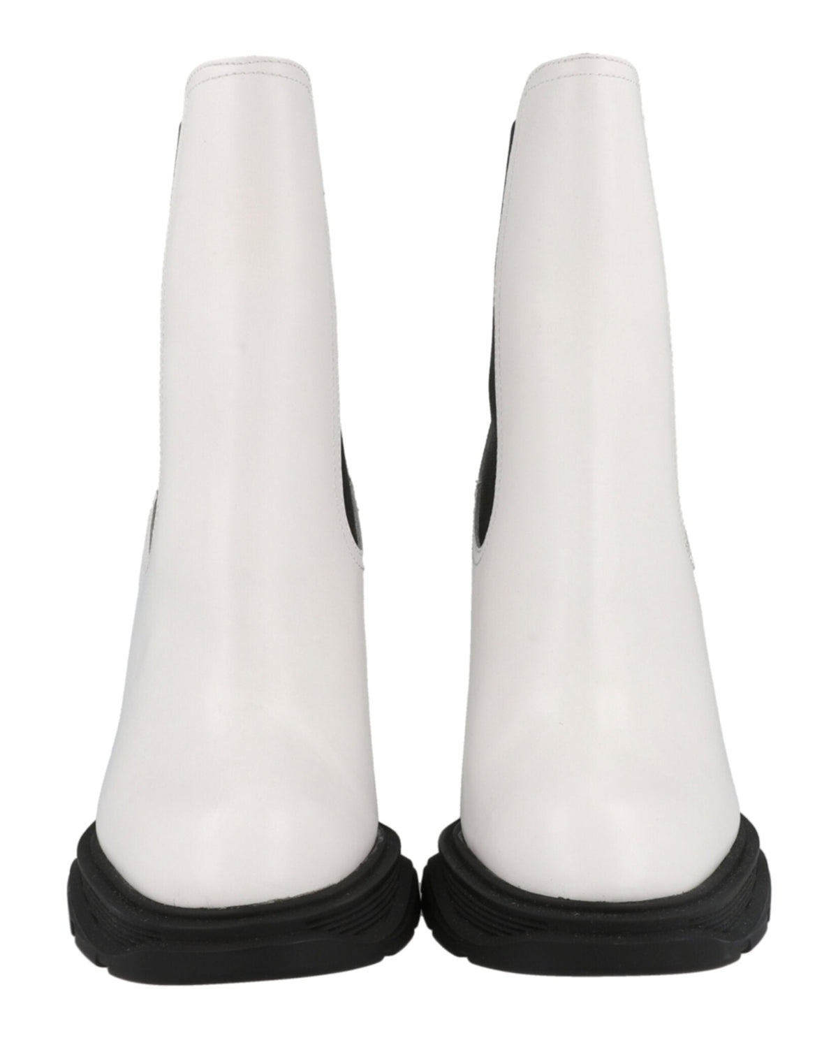 Alexander McQueen Women's Leather Heeled Chelsea Boots