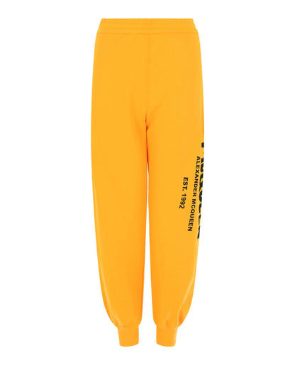 Alexander McQueen Side Graffiti Logo Joggers