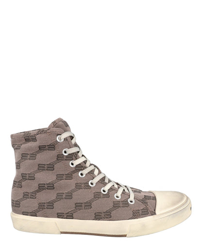 Balenciaga Paris Monogram High Top Sneakers