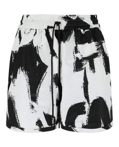 Alexander McQueen Graffiti Print Shorts