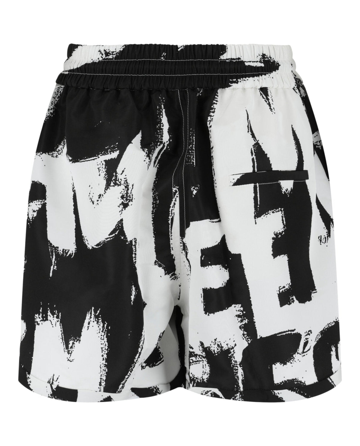 Alexander McQueen Graffiti Print Shorts