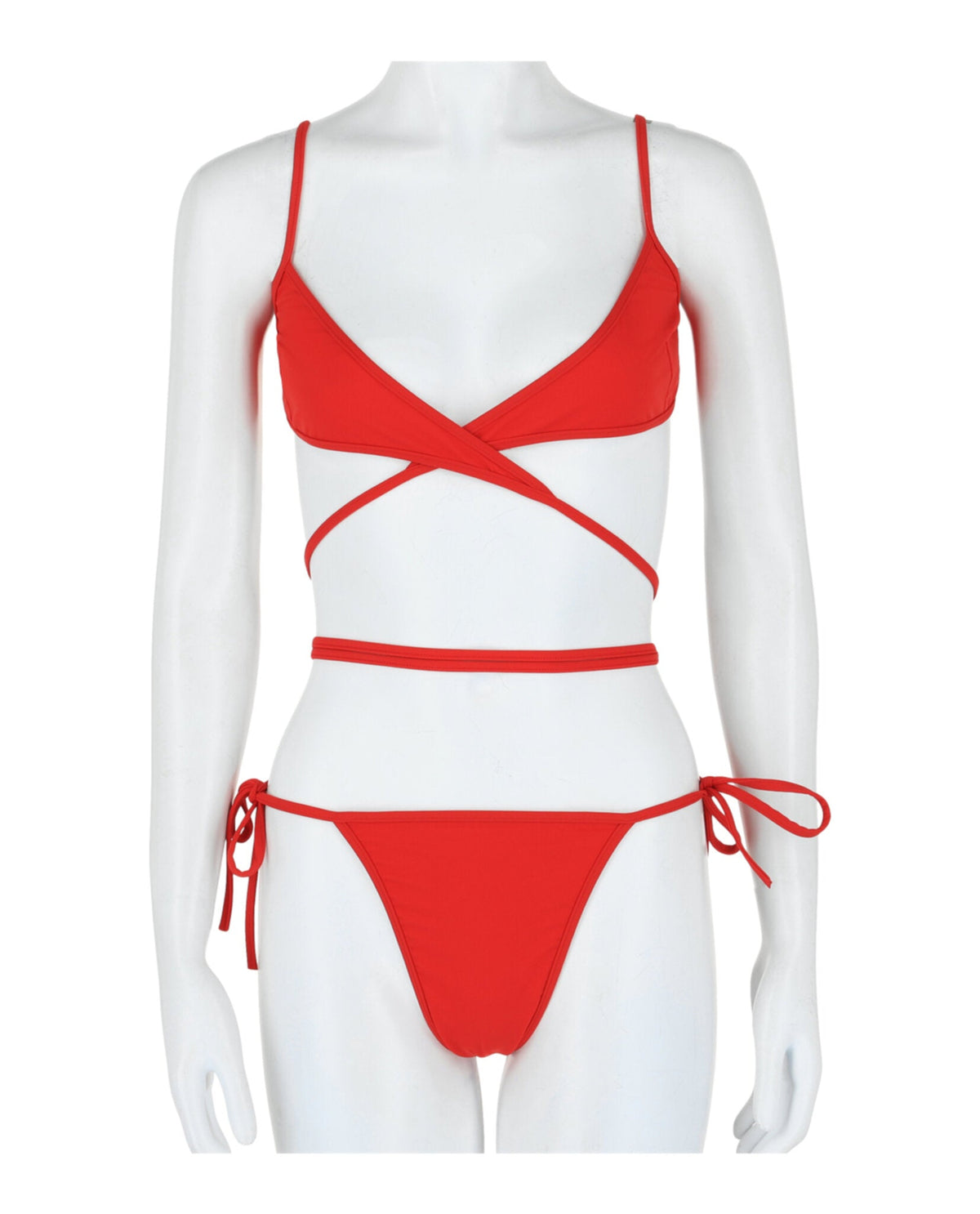 Balenciaga Wrap-Around Bikini Set