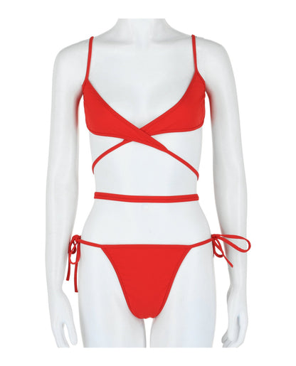 Balenciaga Wrap-Around Bikini Set