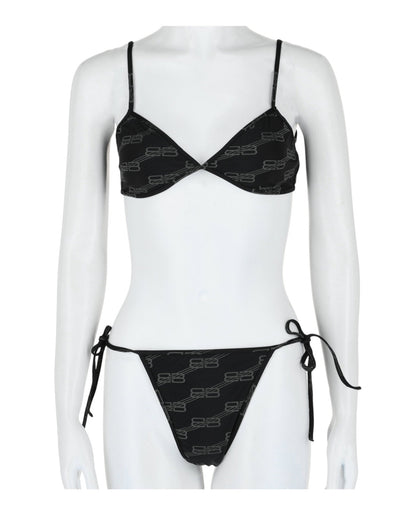 Balenciaga BB Monogram Bikini Set