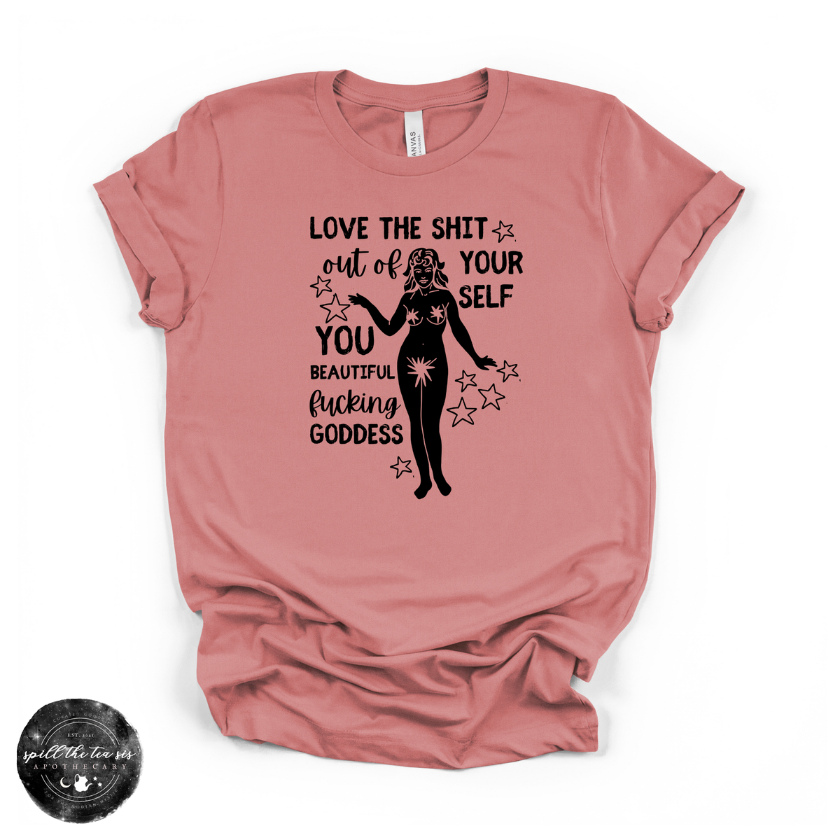 Beautiful F*cking Goddess Tee | Empowerment Graphic T-Shirt