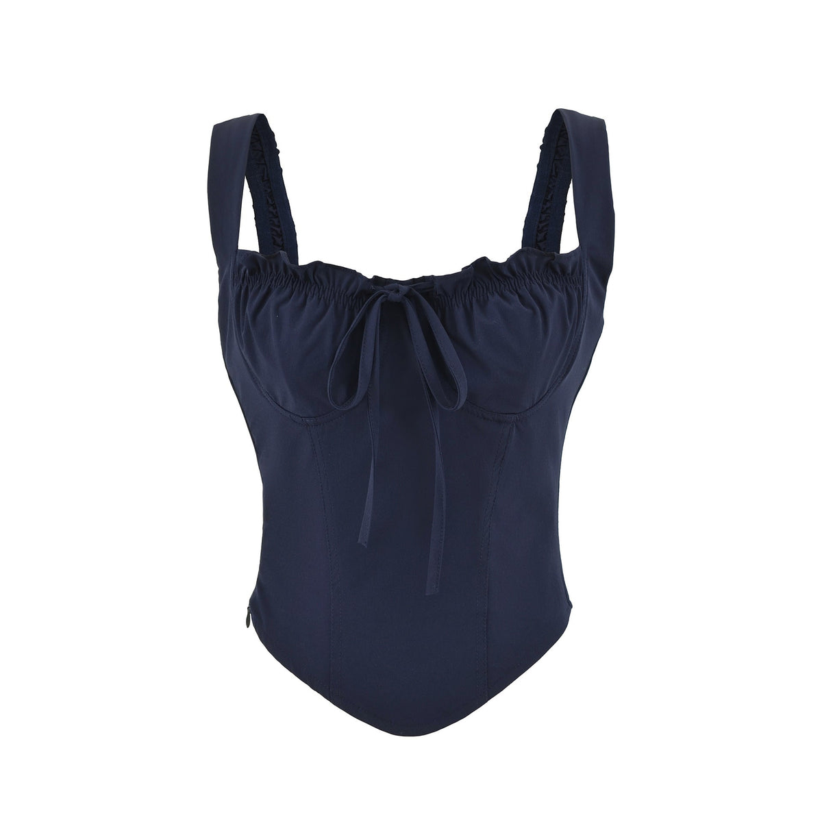 Sleeveless slim fit top
