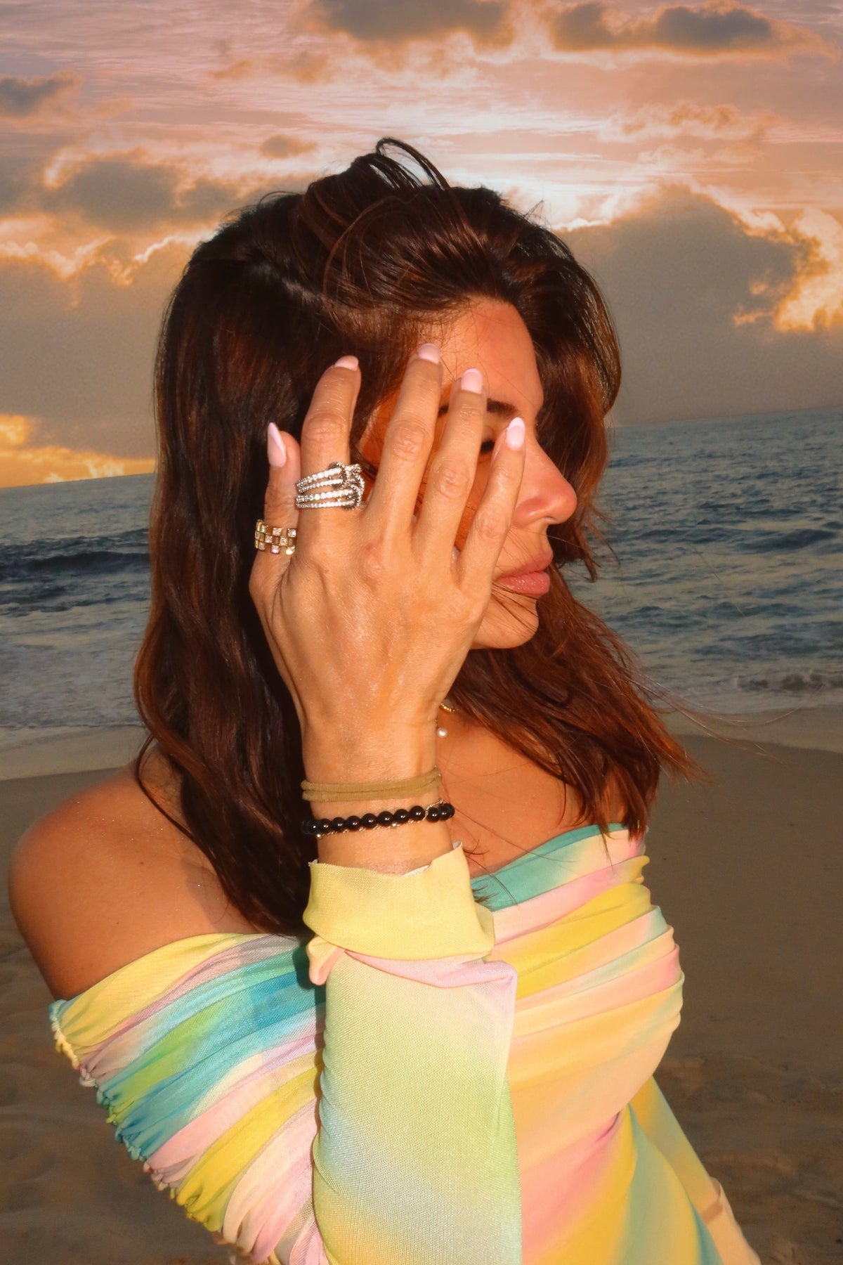 Abiha Infinity Pave Ring