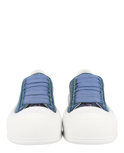 Alexander McQueen Glitter Low-Top Sneakers
