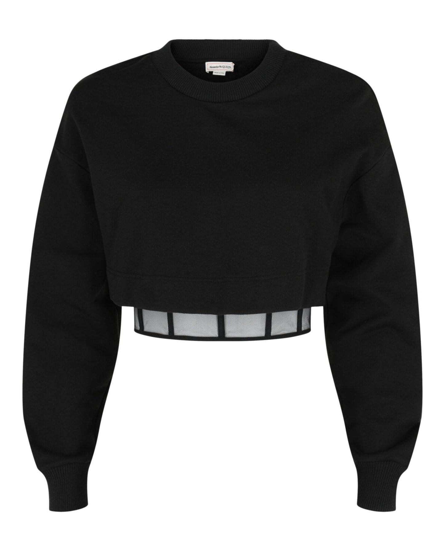 Alexander McQueen Layered Cropped Sweatshirt