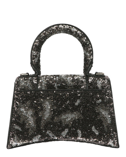 Balenciaga Hourglass Xs Top Handle Bag With Sequins