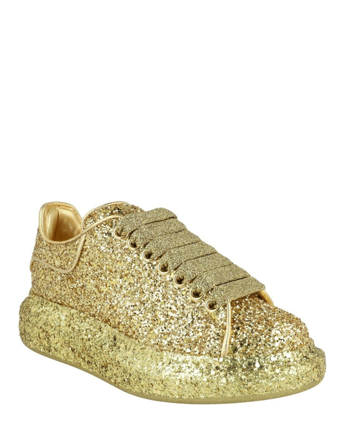 Alexander McQueen Oversized Glitter Sneakers