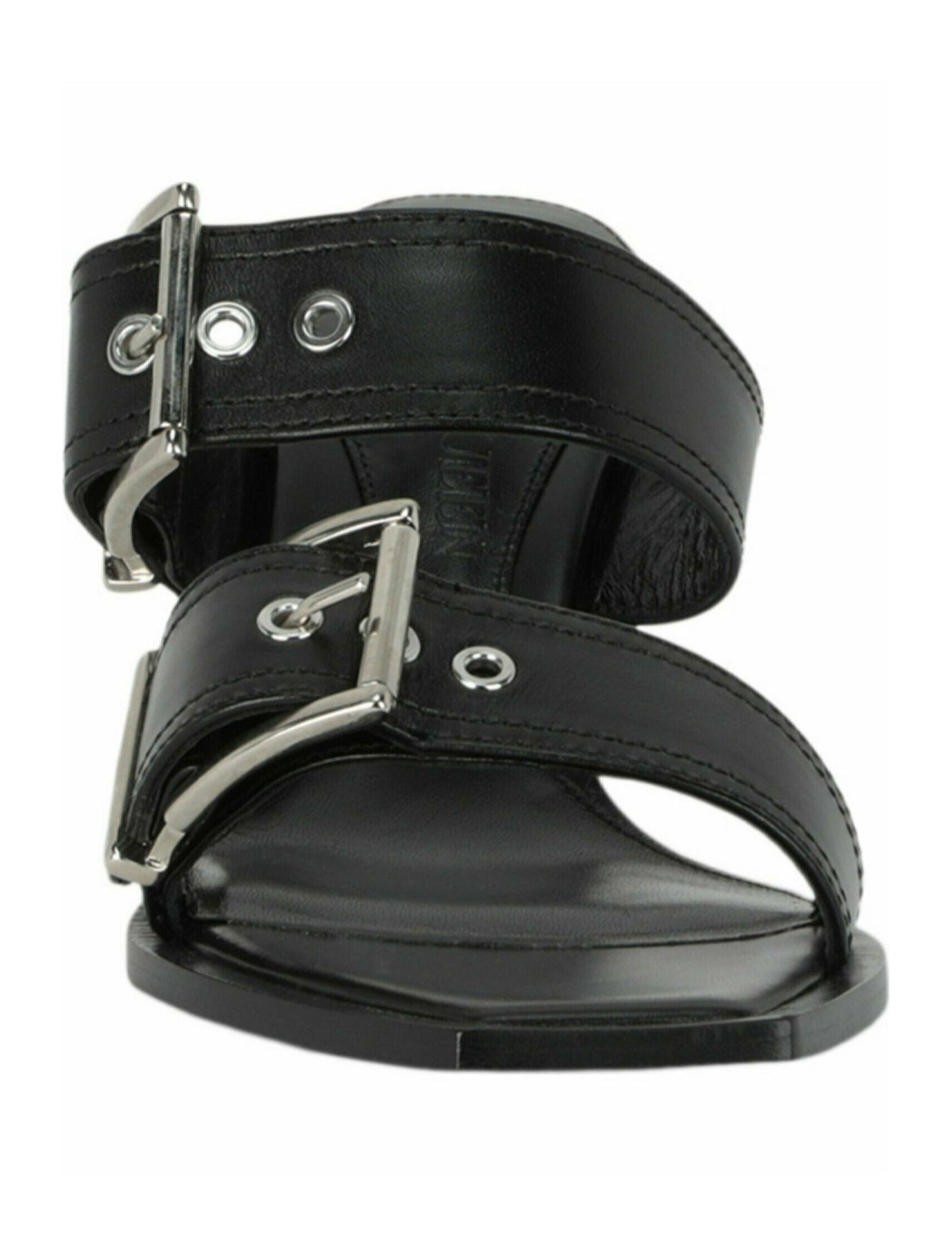 Alexander McQueen Double Buckle Punk Mules
