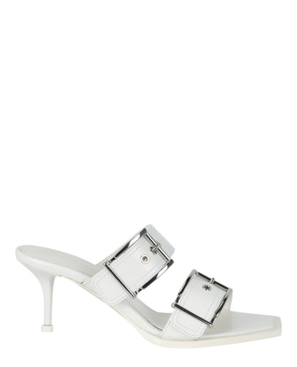 Alexander McQueen Double Buckle Punk Mules
