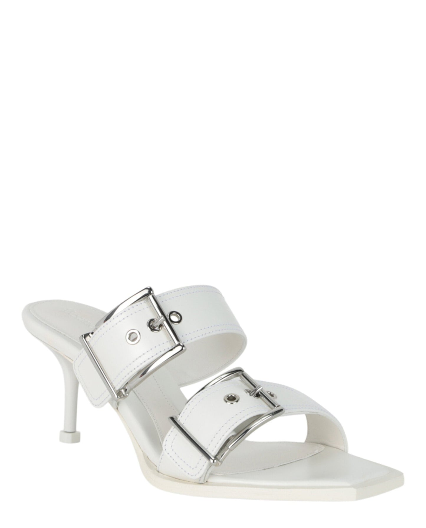 Alexander McQueen Double Buckle Punk Mules