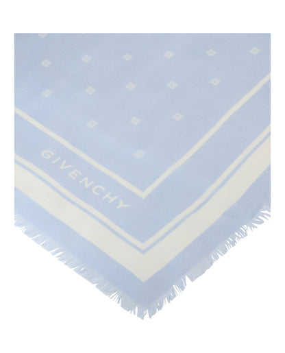 Givenchy 4G Shawl in Cashmere and Silk