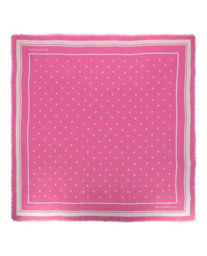 Givenchy 4G Shawl in Cashmere and Silk