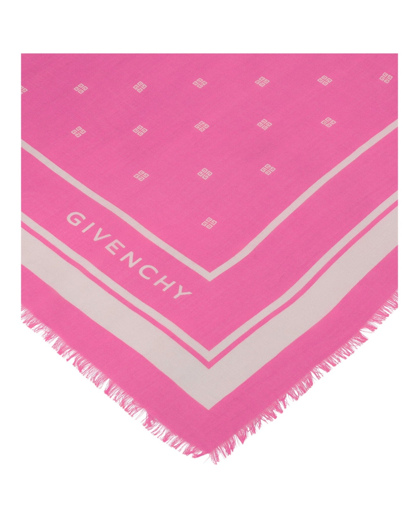 Givenchy 4G Shawl in Cashmere and Silk
