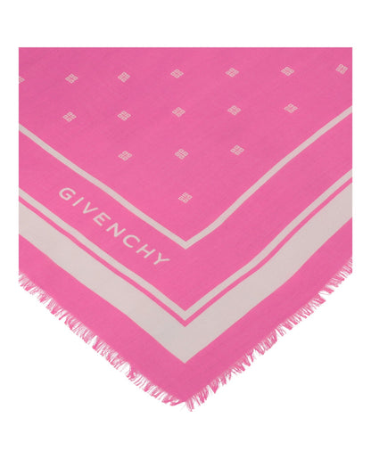 Givenchy 4G Shawl in Cashmere and Silk