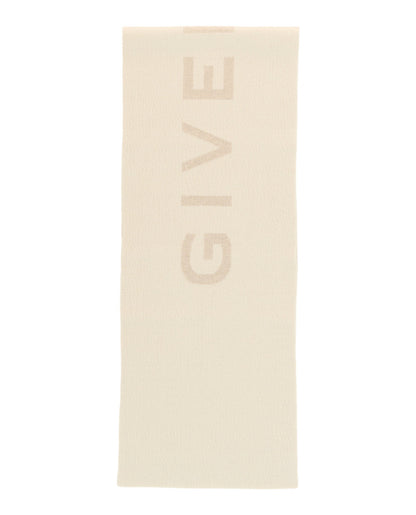 Givenchy Reversible Logo Wool Scarf