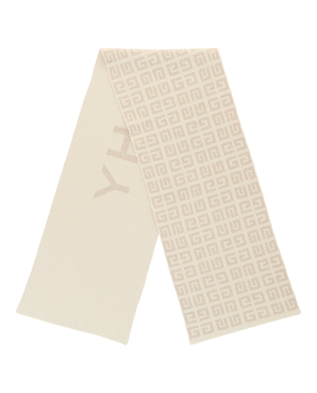 Givenchy Reversible Logo Wool Scarf