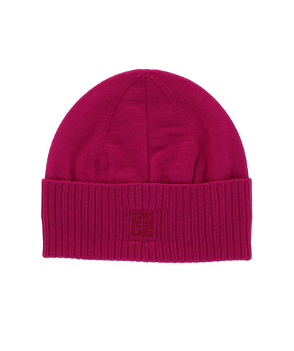 Givenchy Ribbed Embroidered Logo Beanie