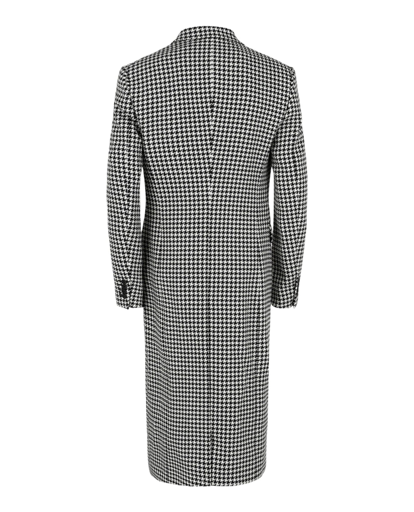 Alexander McQueen Asymmetrical Houndstooth Coat