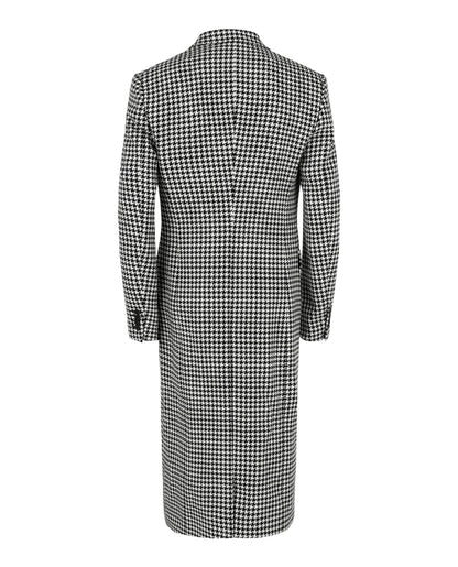 Alexander McQueen Asymmetrical Houndstooth Coat