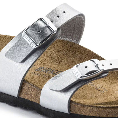 Birkenstock Women's Mayari Birko-Flor Silver Sandals