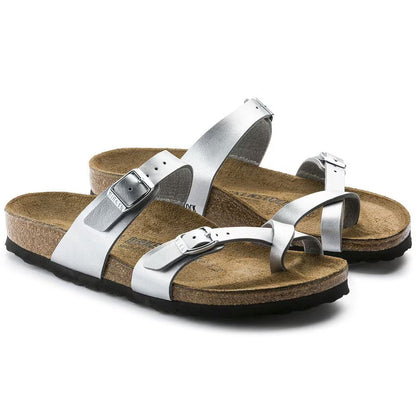 Birkenstock Women's Mayari Birko-Flor Silver Sandals
