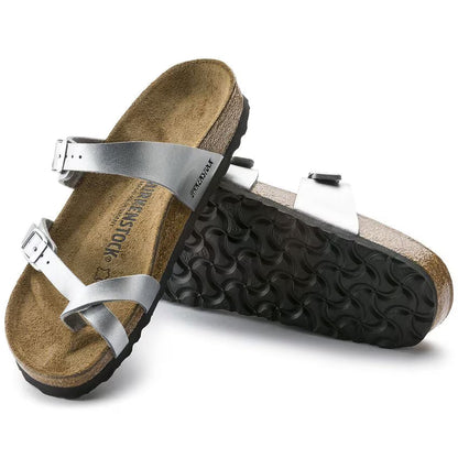 Birkenstock Women's Mayari Birko-Flor Silver Sandals