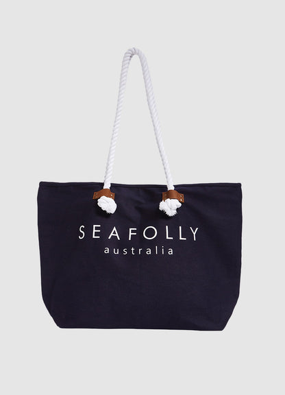 Ship Sail Tote Bag - Indigo