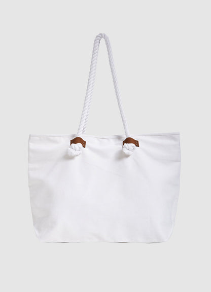 Ship Sail Tote Bag - White
