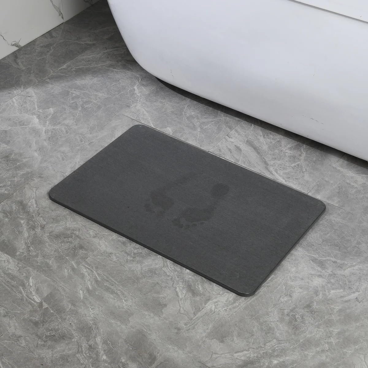 4 Colors! - 24'' x 15'' Diatomaceous Quick-Drying Stone Bath Mat