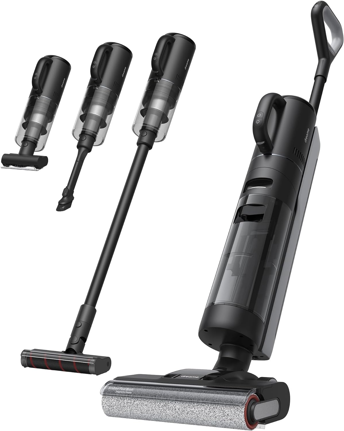 Dreame Vacuum/Mop Combo 4-In-1 Cordless Stick Wet Dry-Black
