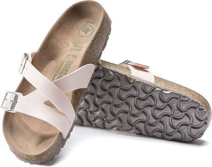 Birkenstock Yao Vegan Birkibuc Light Rose Sandals